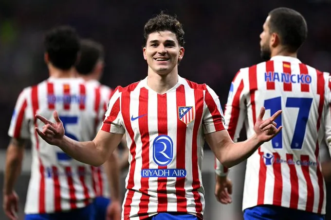 kaiyun-9球4助攻，阿尔瓦雷斯本赛季欧冠已经参与13球